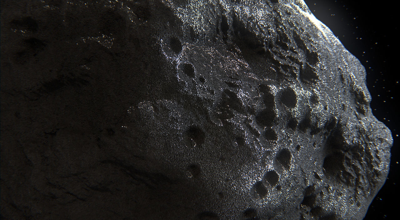 Detailed asteroids high-poly set 3D Model Collection_119