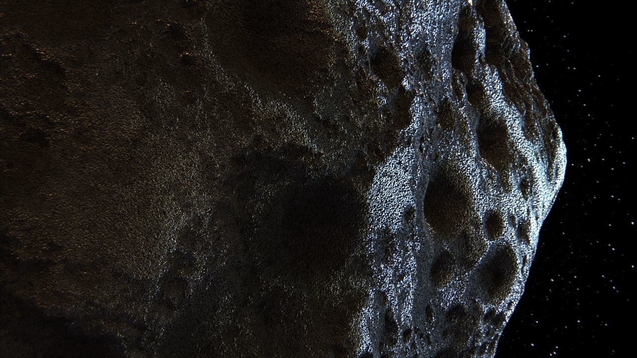 Detailed asteroids high-poly set 3D Model Collection_128