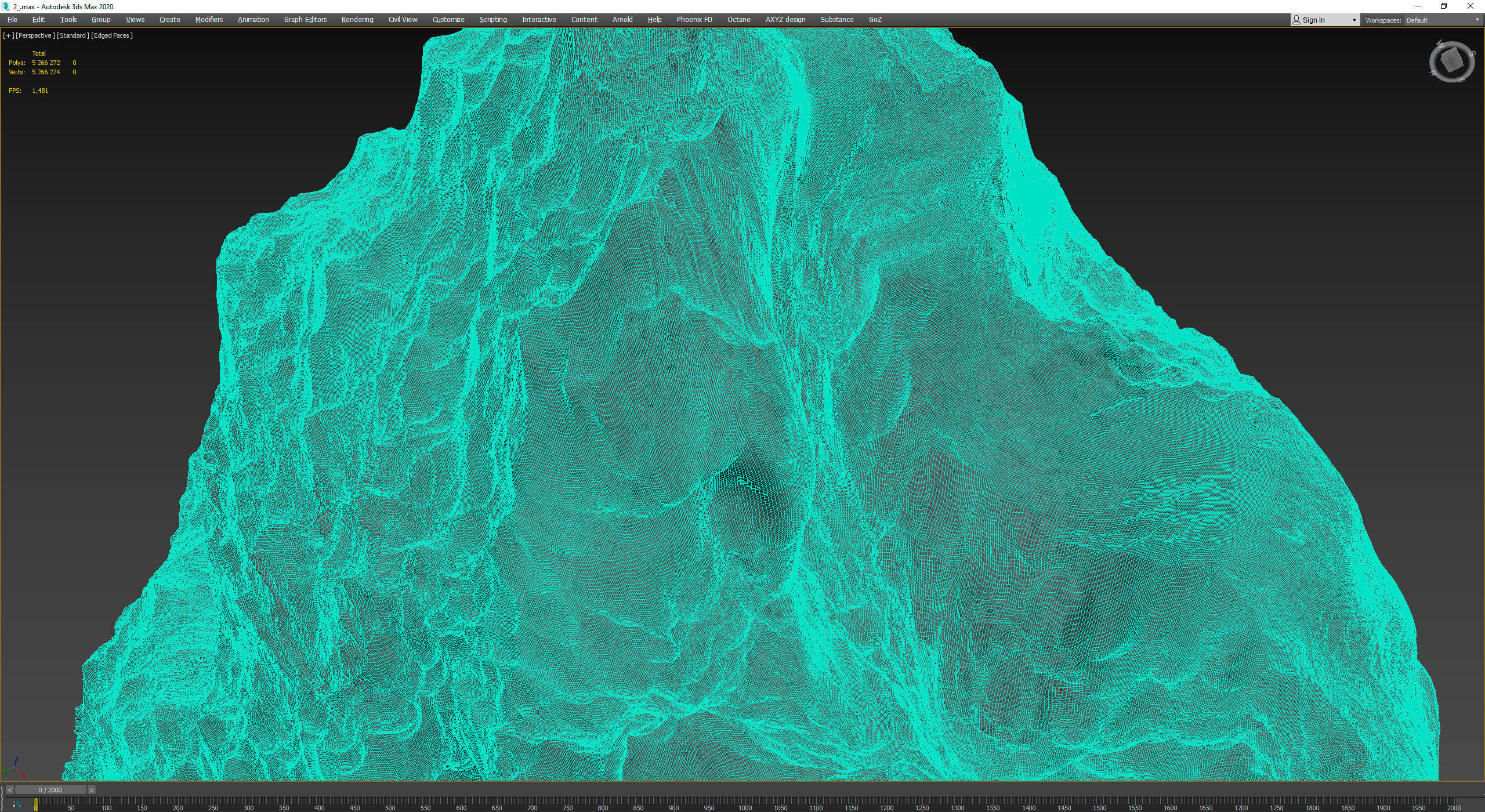 Detailed asteroids high-poly set 3D Model Collection_48