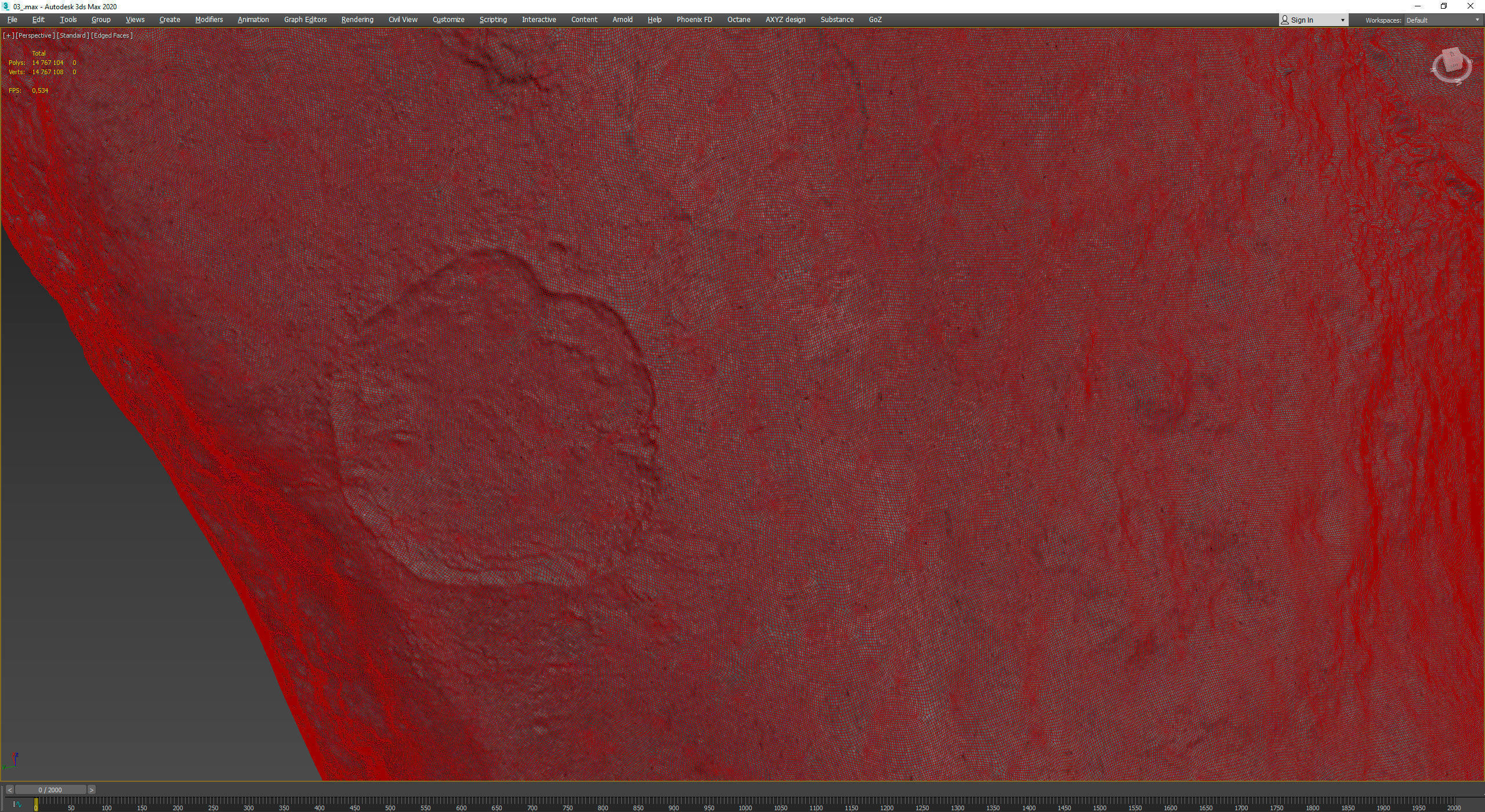 Detailed asteroids high-poly set 3D Model Collection_61