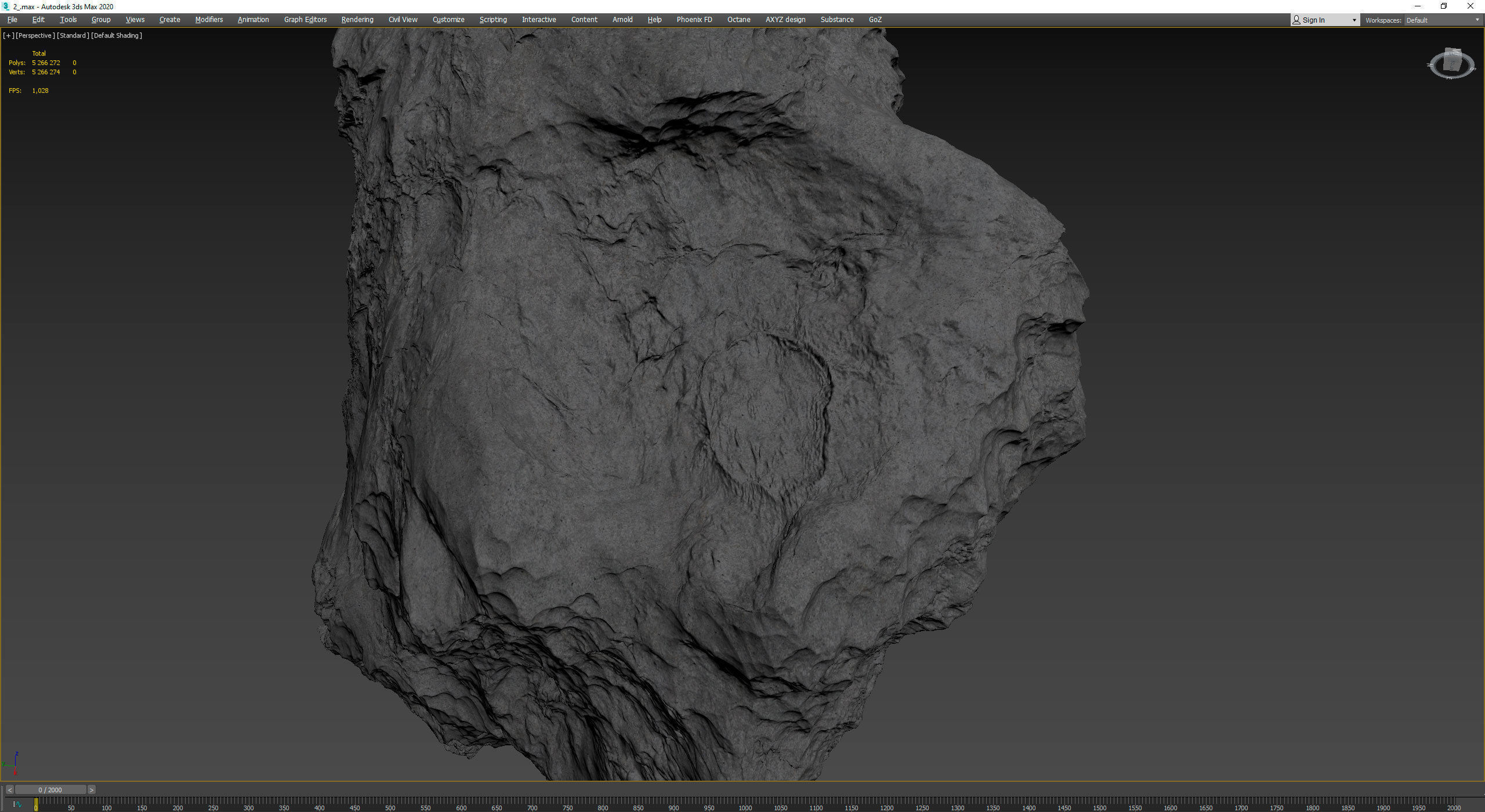 Detailed asteroids high-poly set 3D Model Collection_36