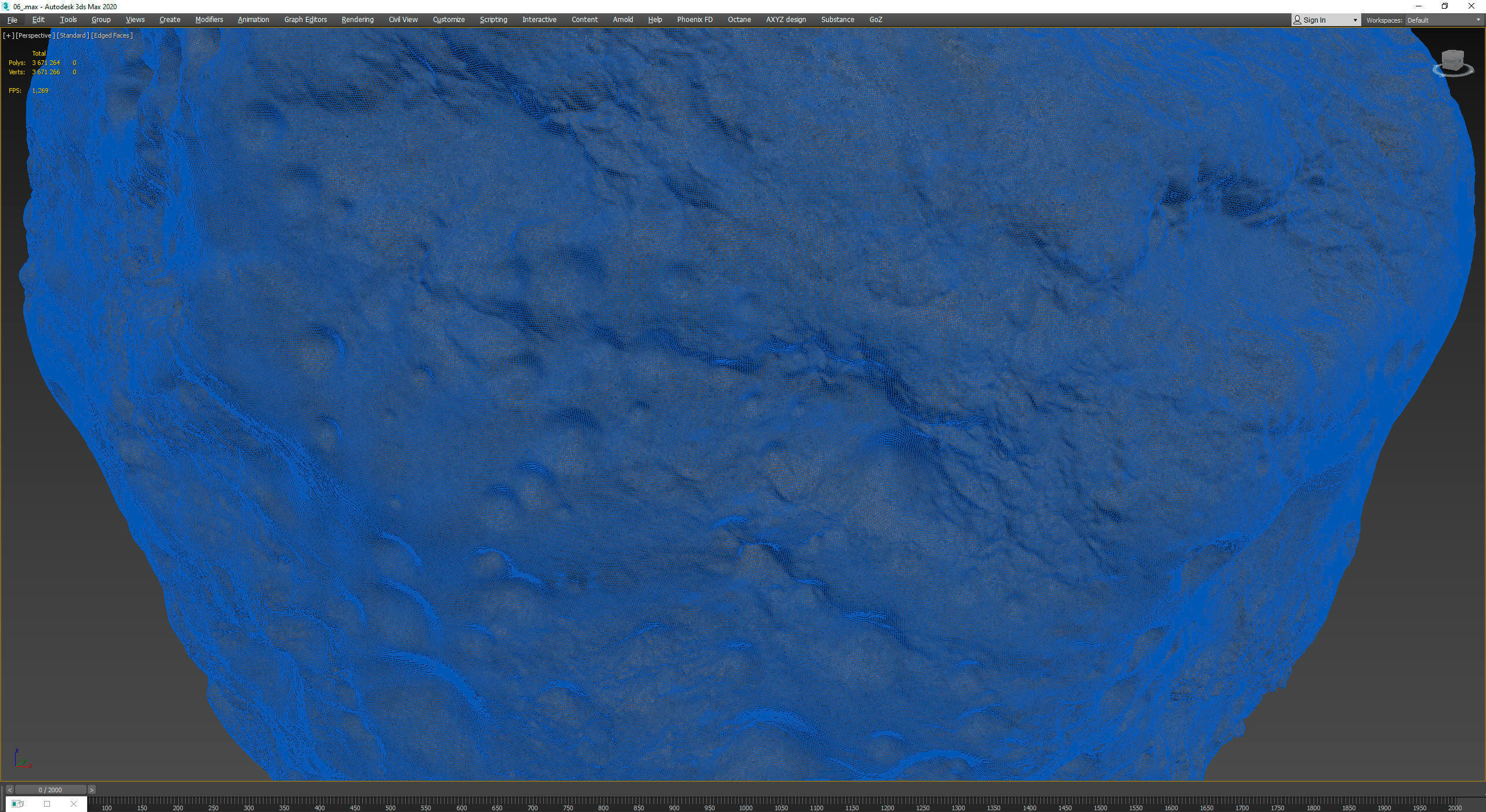 Detailed asteroids high-poly set 3D Model Collection_132