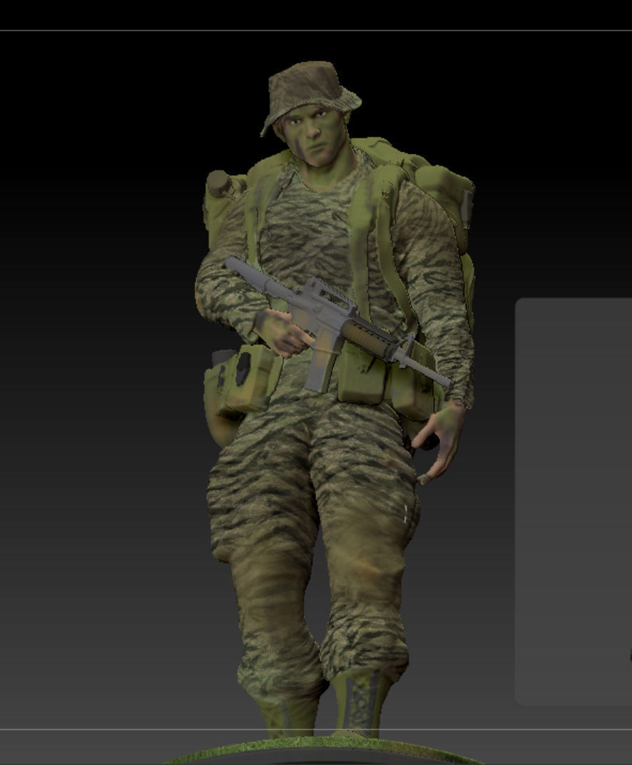 Vietnam Era LRRP 3D print model_5