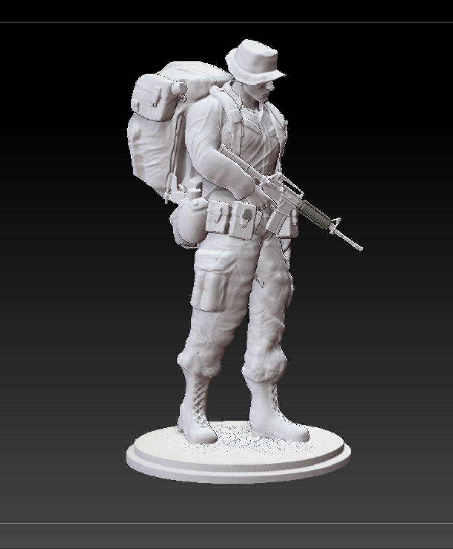 Vietnam Era LRRP 3D print model_4