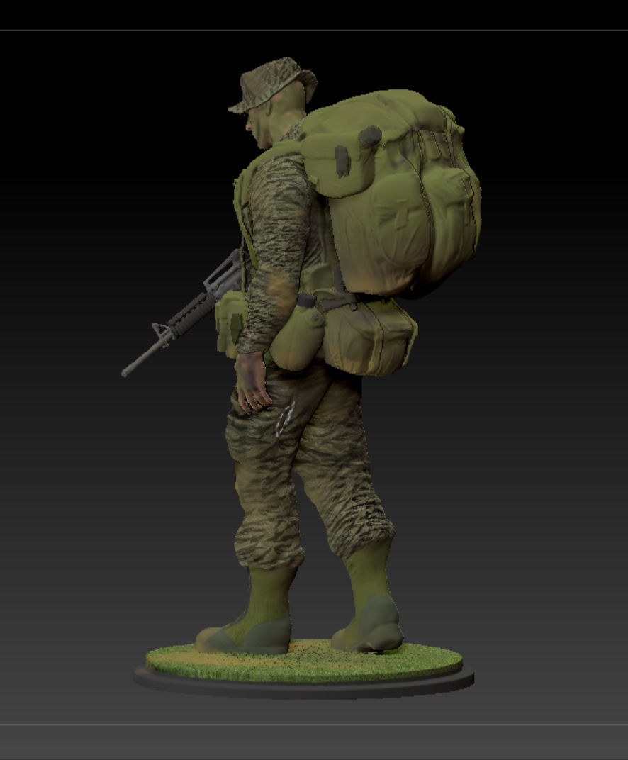 Vietnam Era LRRP 3D print model_2