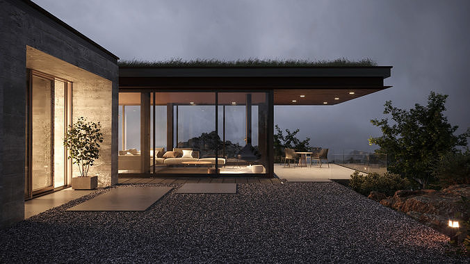 ProVis3D 004 - Guest House 3D model 3