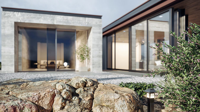 ProVis3D 004 - Guest House 3D model 6