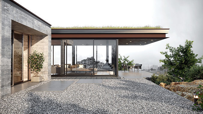 ProVis3D 004 - Guest House 3D model 2