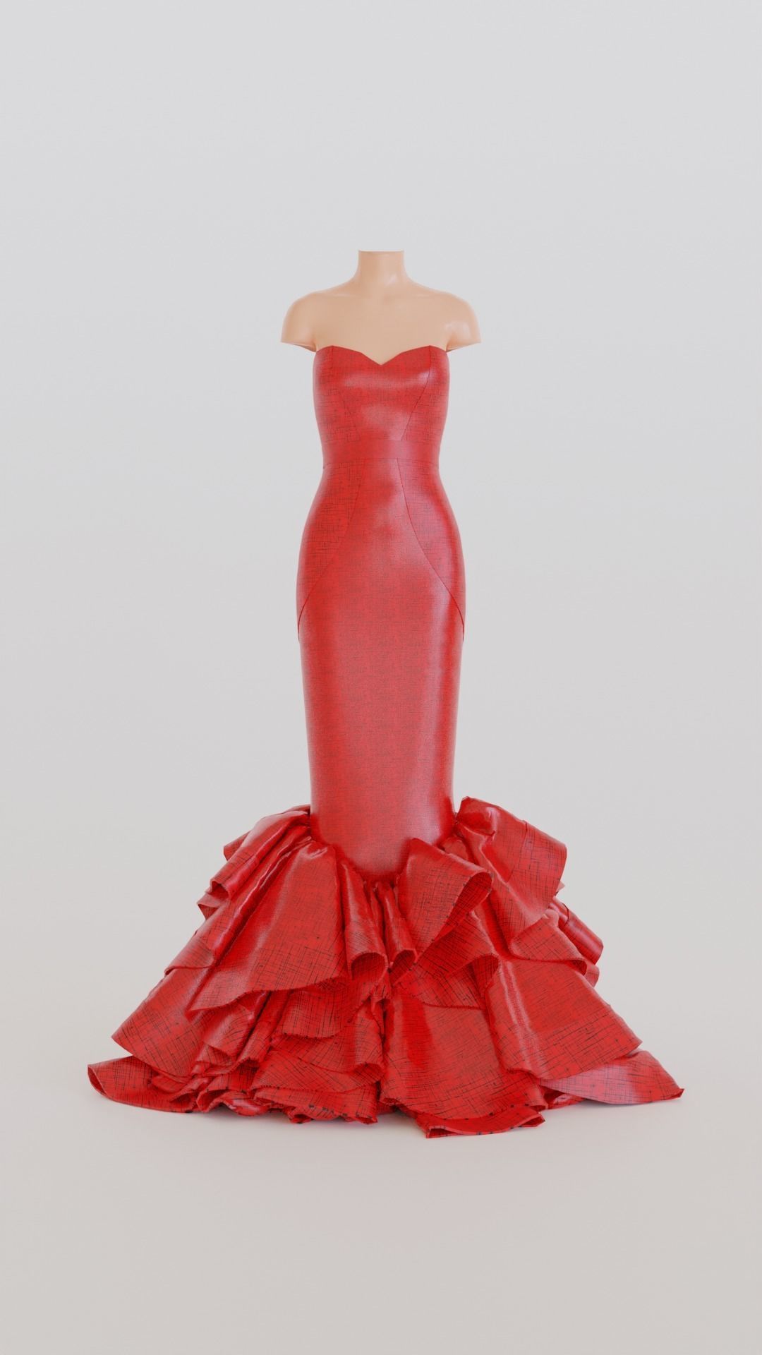 Mermaid in May 3D model_6