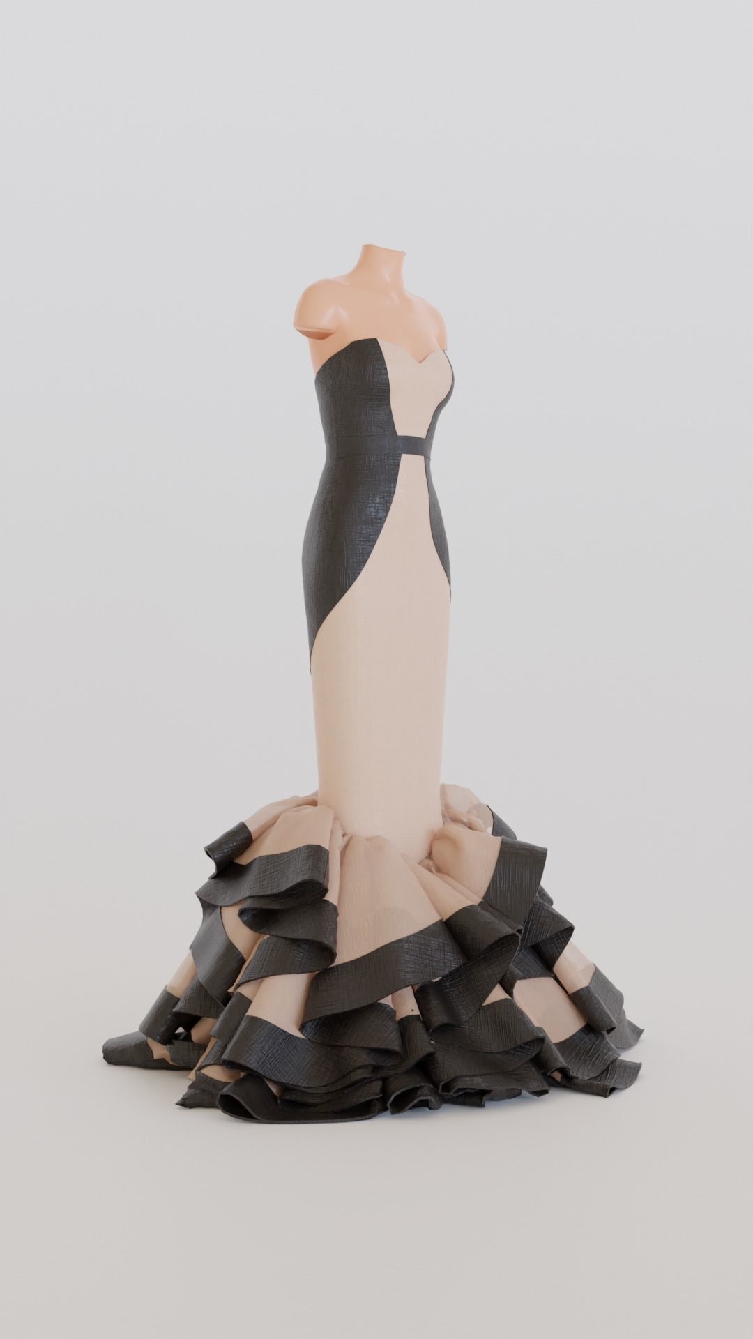 Mermaid in May 3D model_4