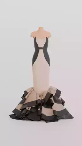 Mermaid in May 3D model