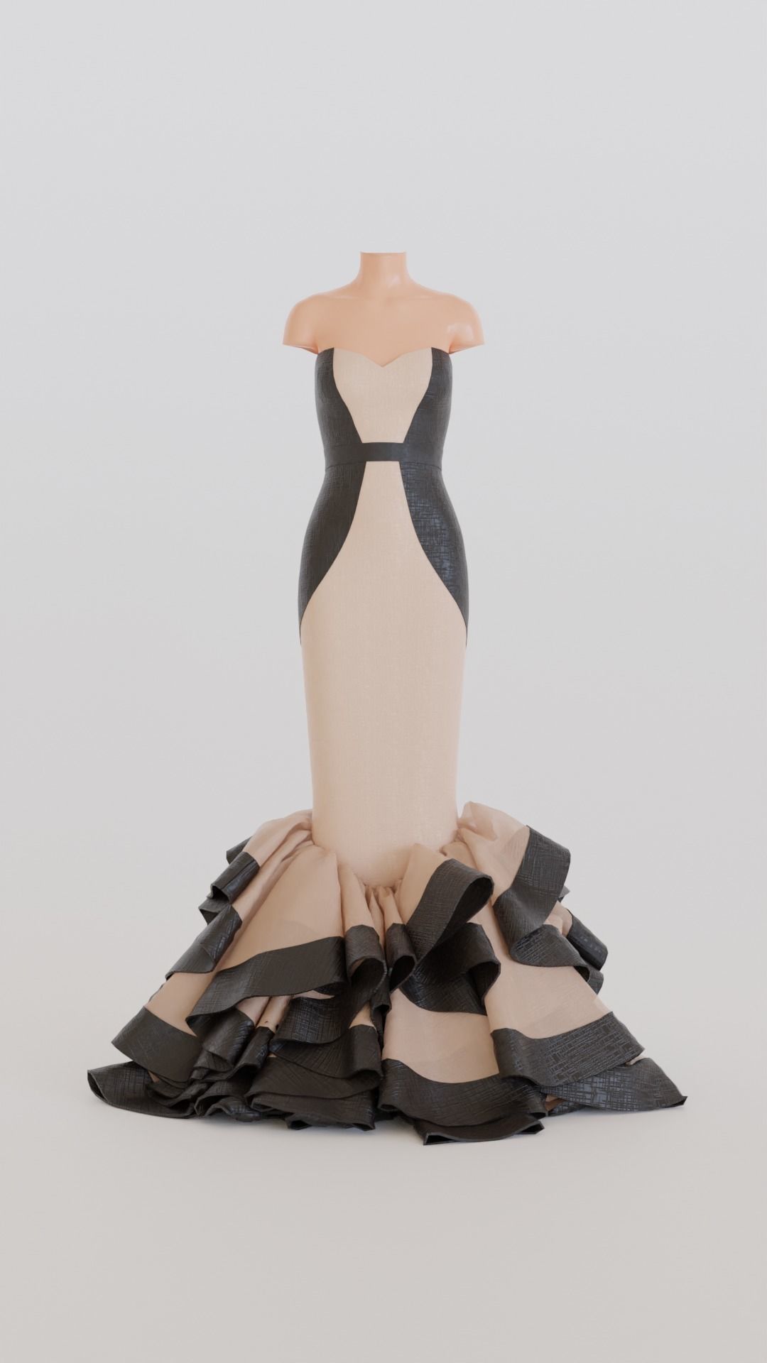 Mermaid in May 3D model_5