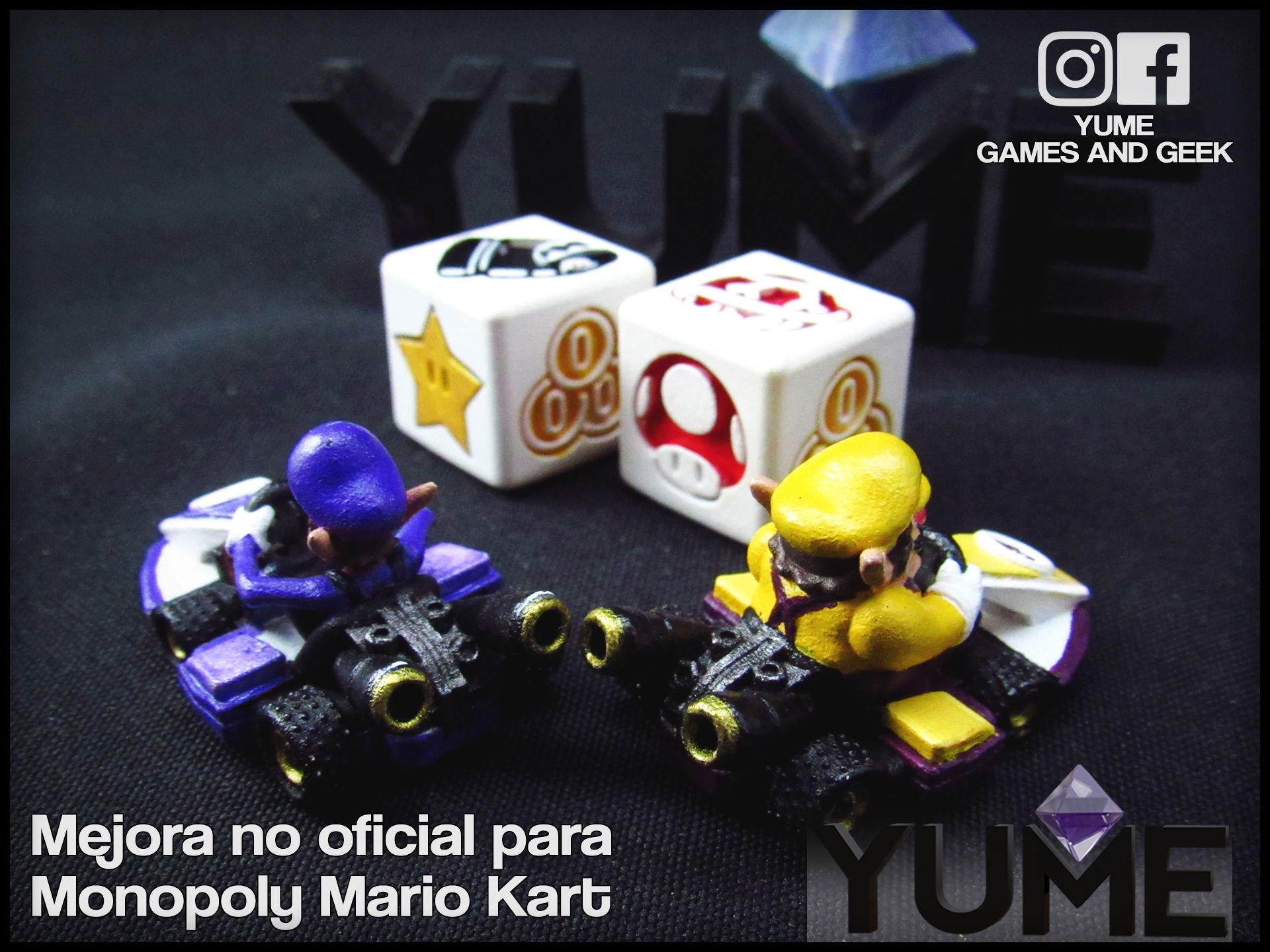 Waluigi Mario Kart - Waluigi for Monopoly Gamer 3D print model_8