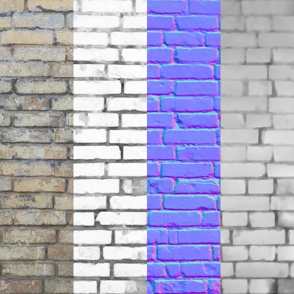 Brick wall 02 Scanned 3D model_3
