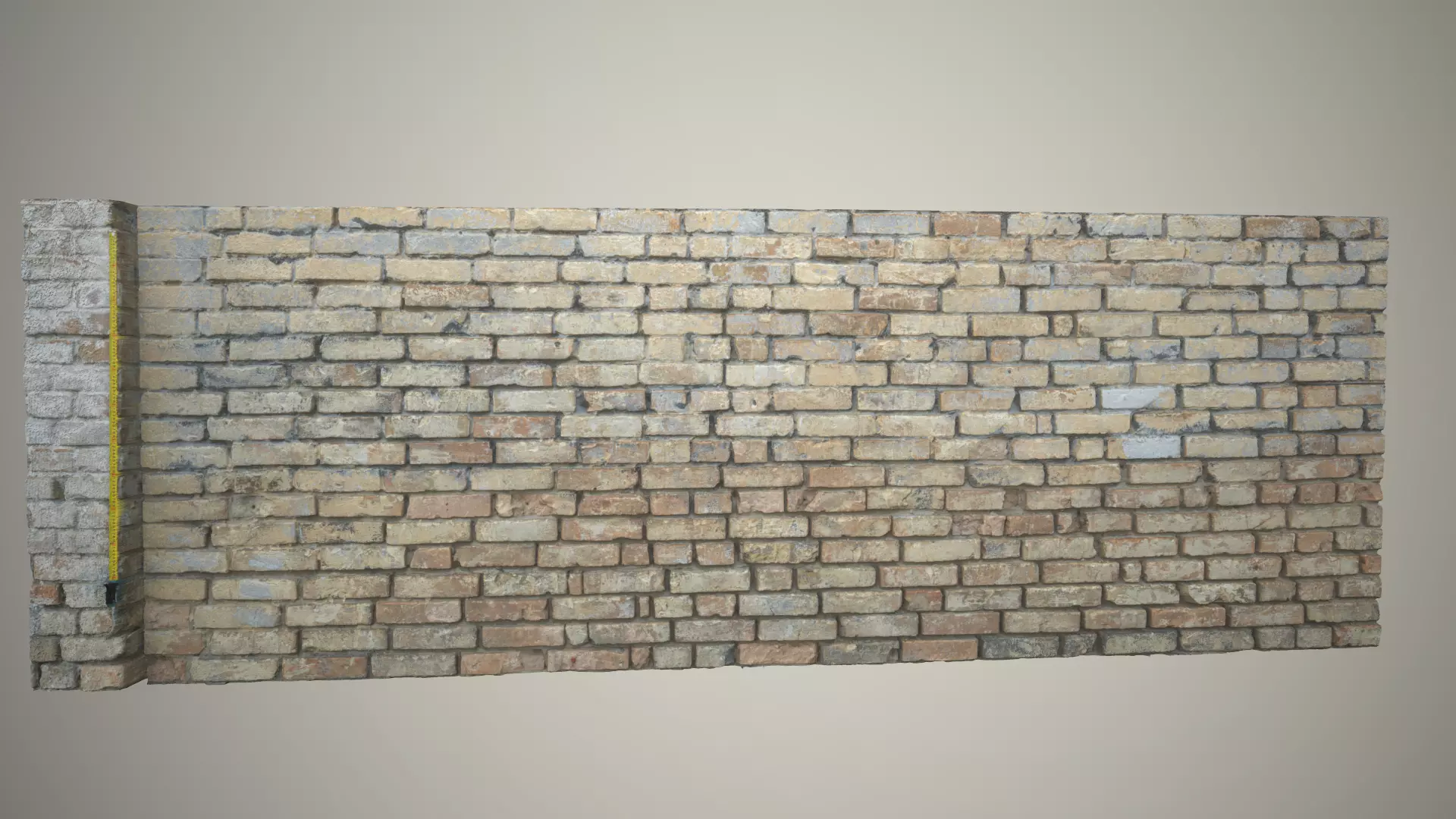 Brick wall 02 Scanned 3D model_0