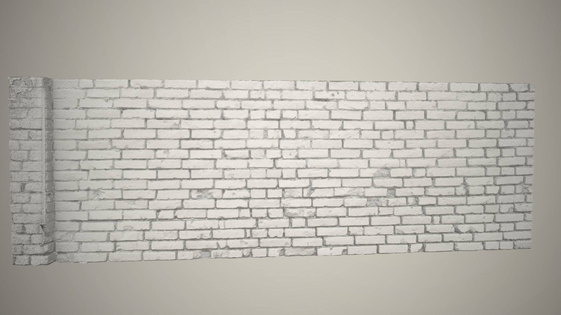 Brick wall 02 Scanned 3D model_1
