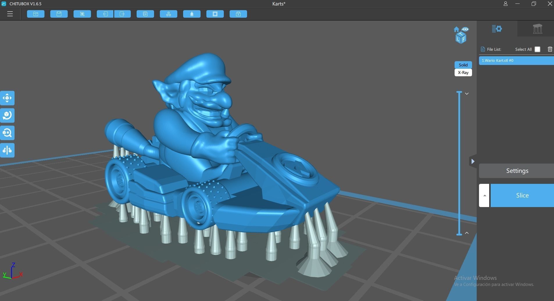 Wario Mario Kart - Wario for Monopoly Gamer 3D print model_8