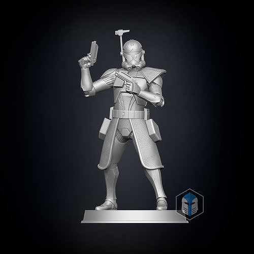 Captain Rex Figurine - Experience - 3D Print Files 3D print model