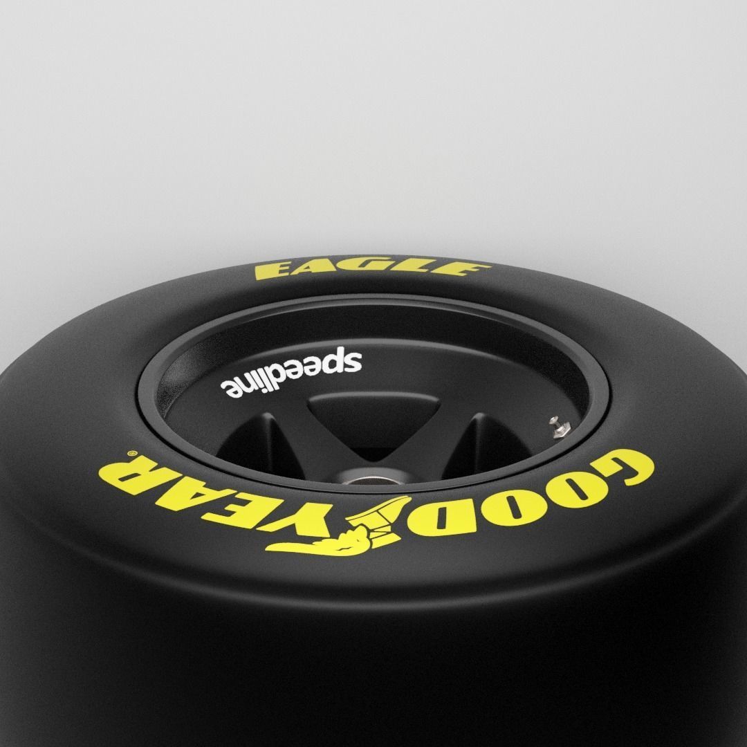 90s Speedline Formula 1 Wheel 3D model_7