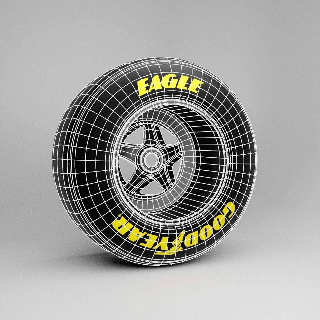 90s Speedline Formula 1 Wheel 3D model_13