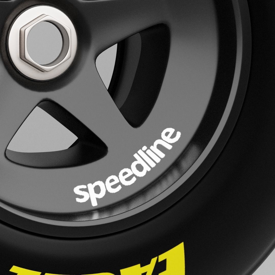 90s Speedline Formula 1 Wheel 3D model_5