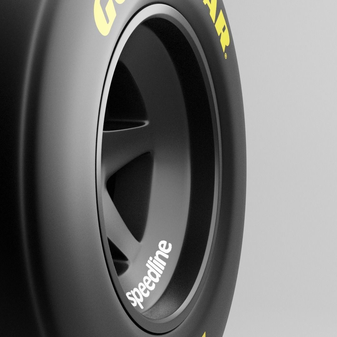 90s Speedline Formula 1 Wheel 3D model_8
