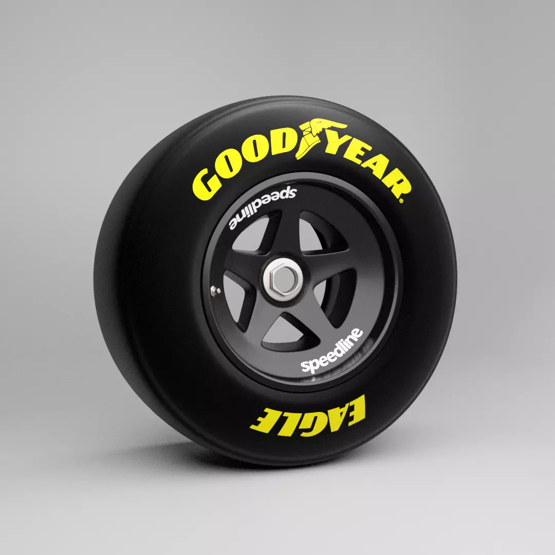 90s Speedline Formula 1 Wheel 3D model_0