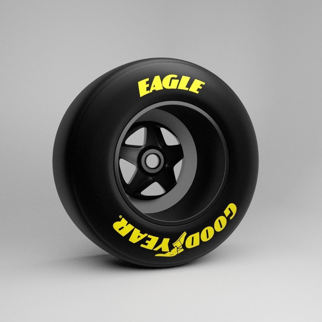 90s Speedline Formula 1 Wheel 3D model_3