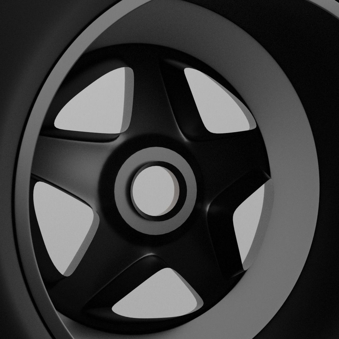 90s Speedline Formula 1 Wheel 3D model_4
