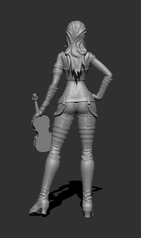 Vanya Female Bard 3d Print Ready 3D print model_9