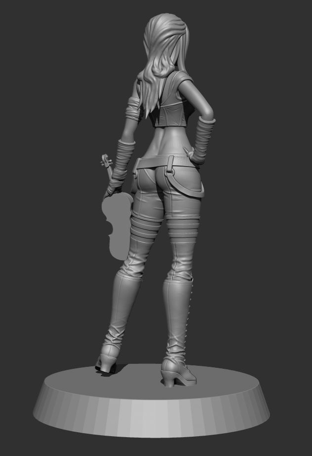 Vanya Female Bard 3d Print Ready 3D print model_11