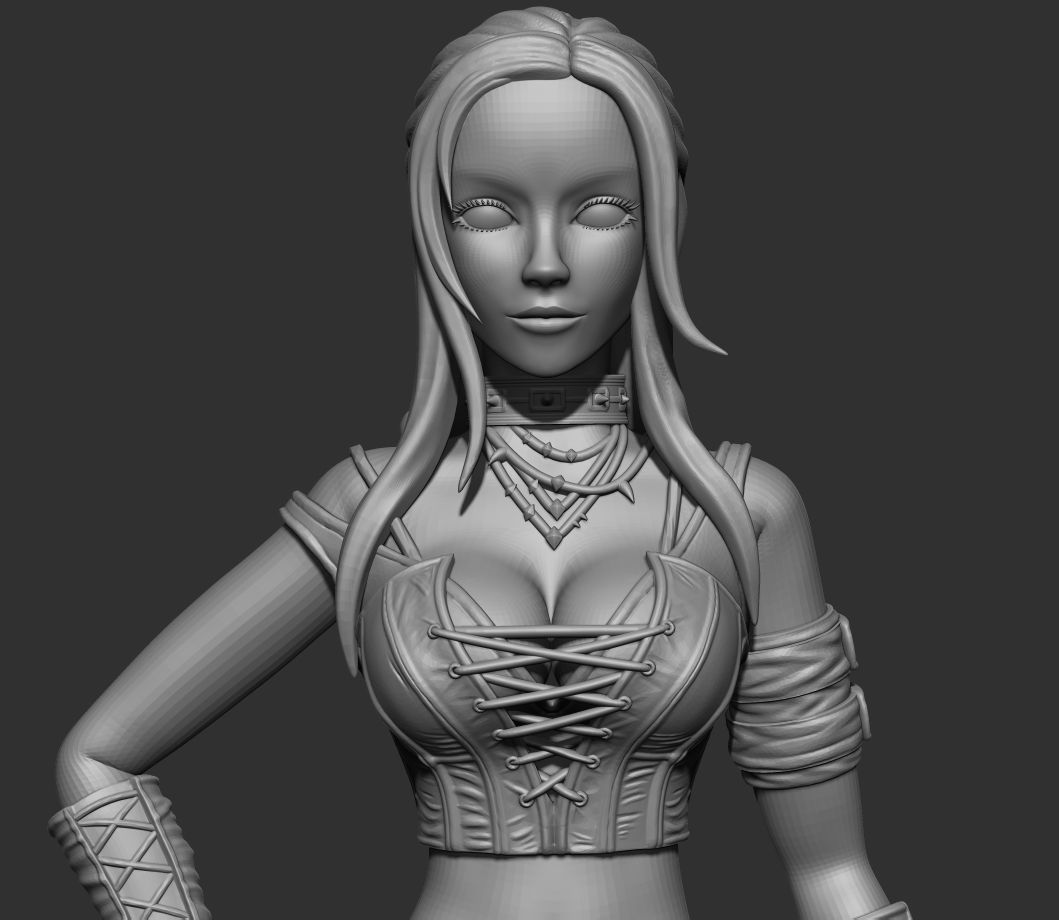 Vanya Female Bard 3d Print Ready 3D print model_13