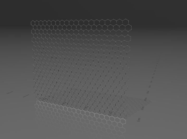 Honeycomb mat 3D print model_9