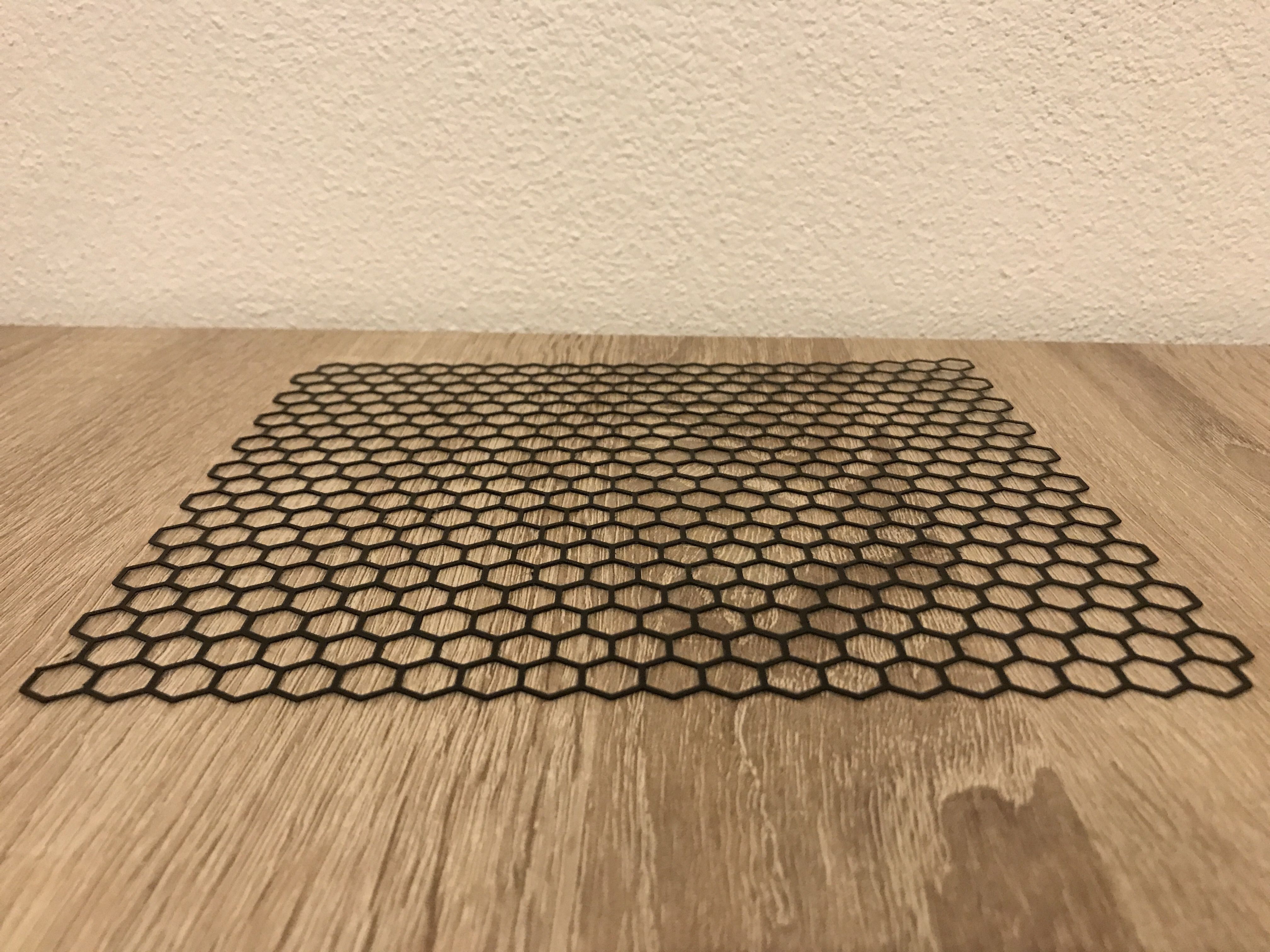 Honeycomb mat 3D print model_5