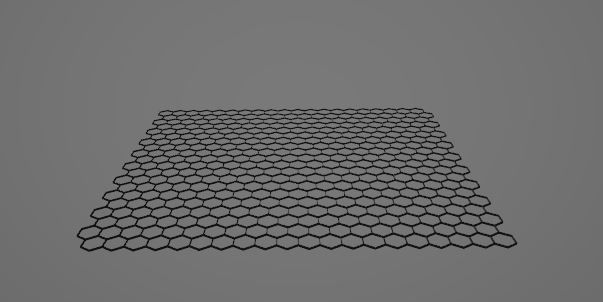 Honeycomb mat 3D print model_6