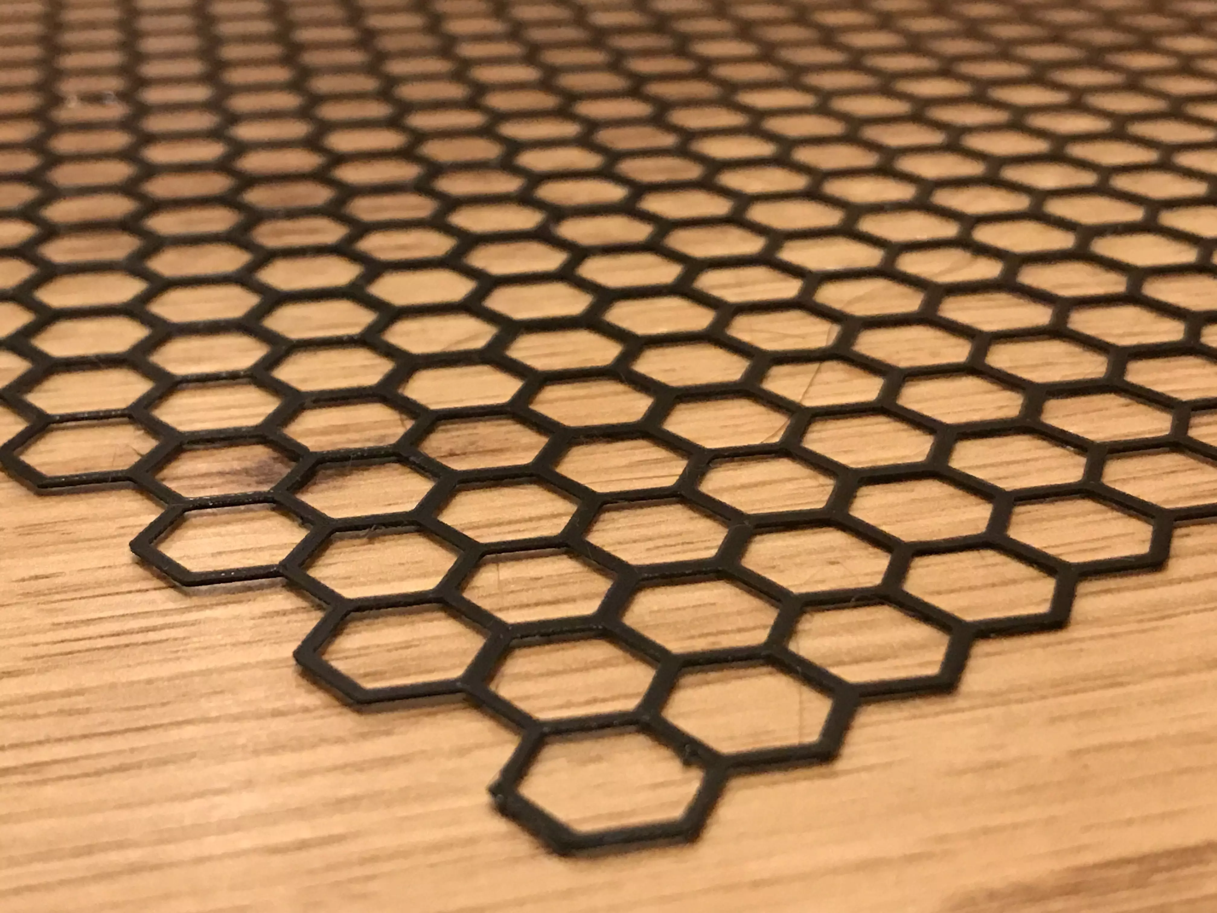 Honeycomb mat 3D print model_0