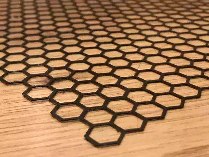 Honeycomb mat 3D print model