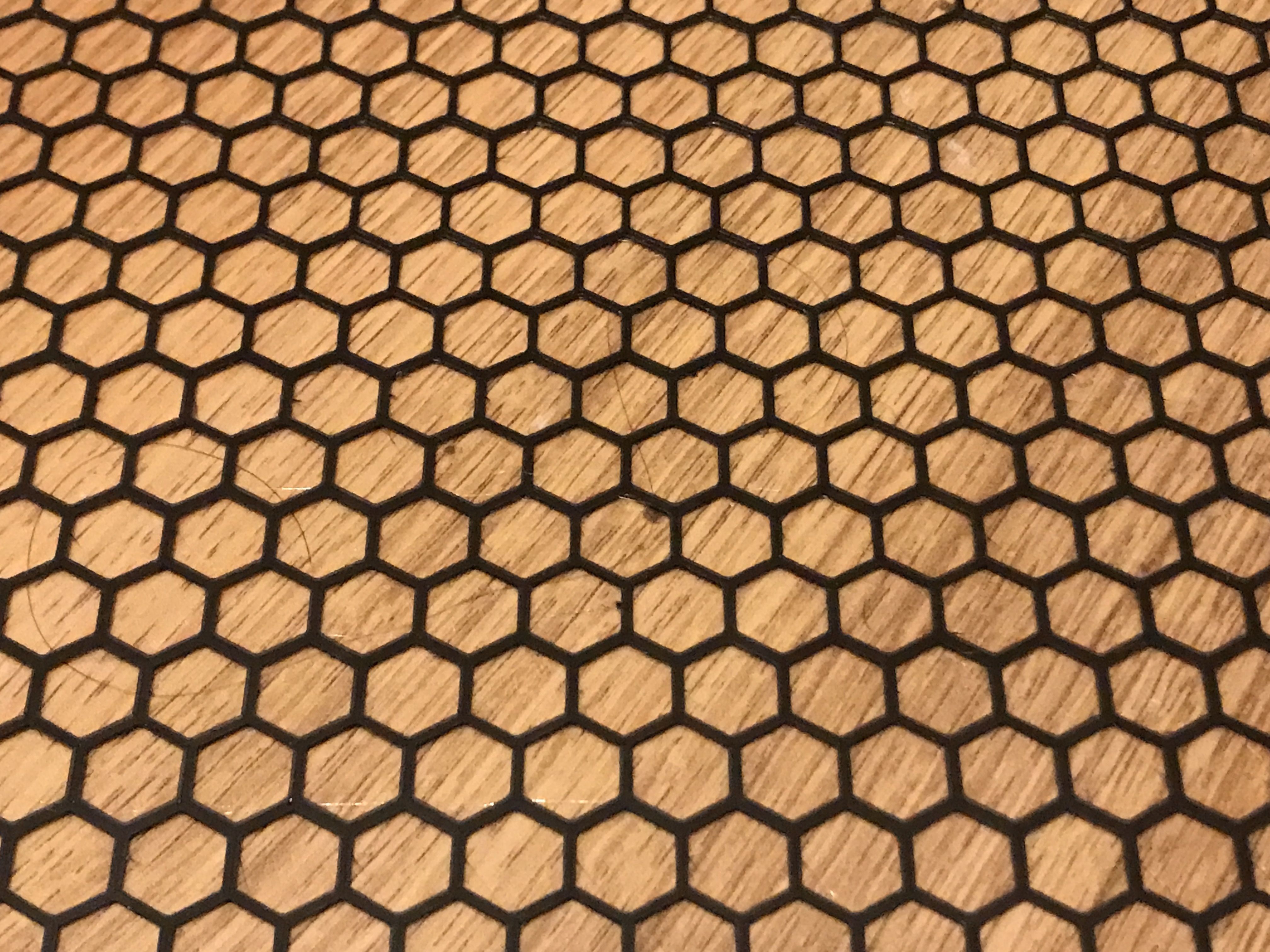 Honeycomb mat 3D print model_1