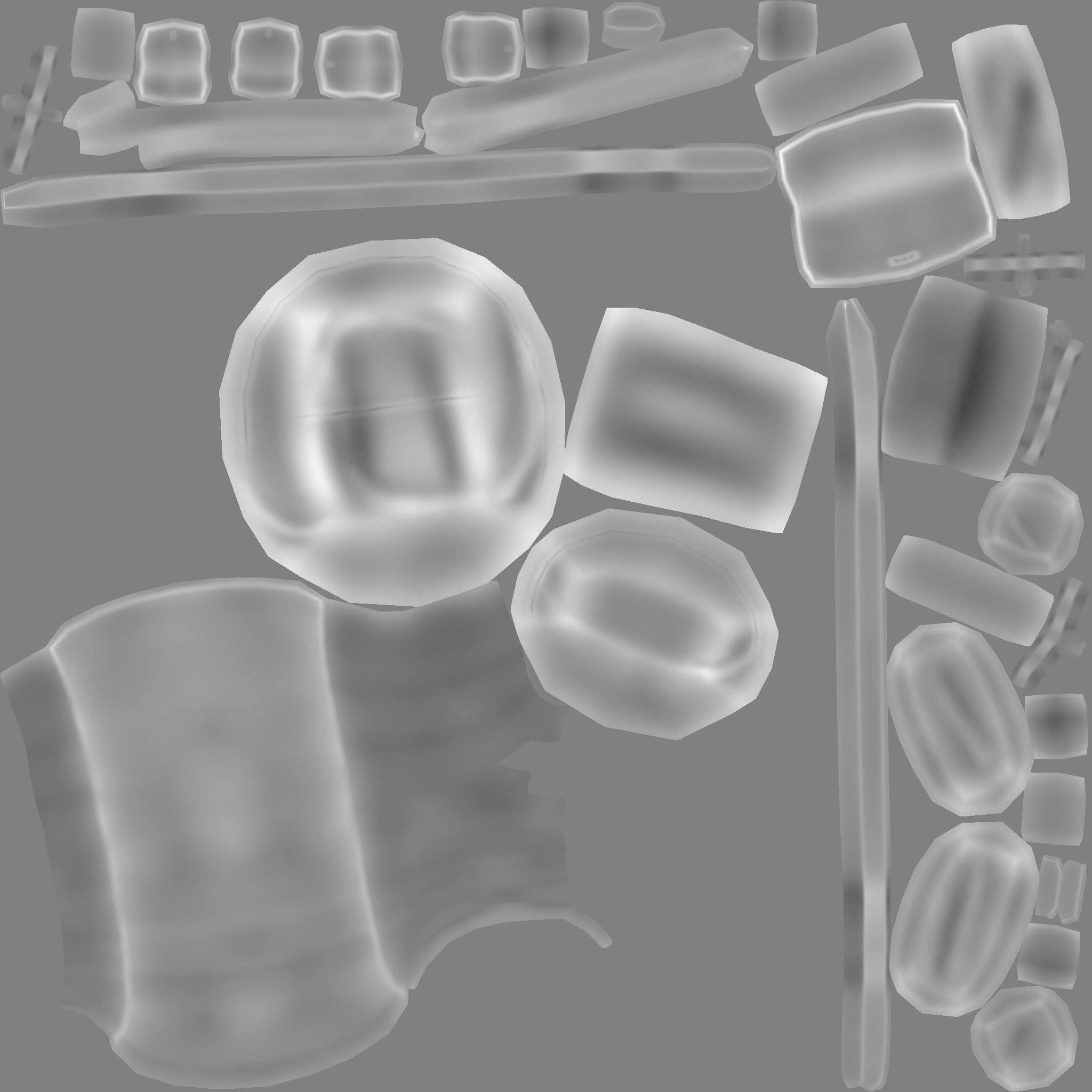 Camping Backpack - Desert - Character Costume Low-poly 3D model_21