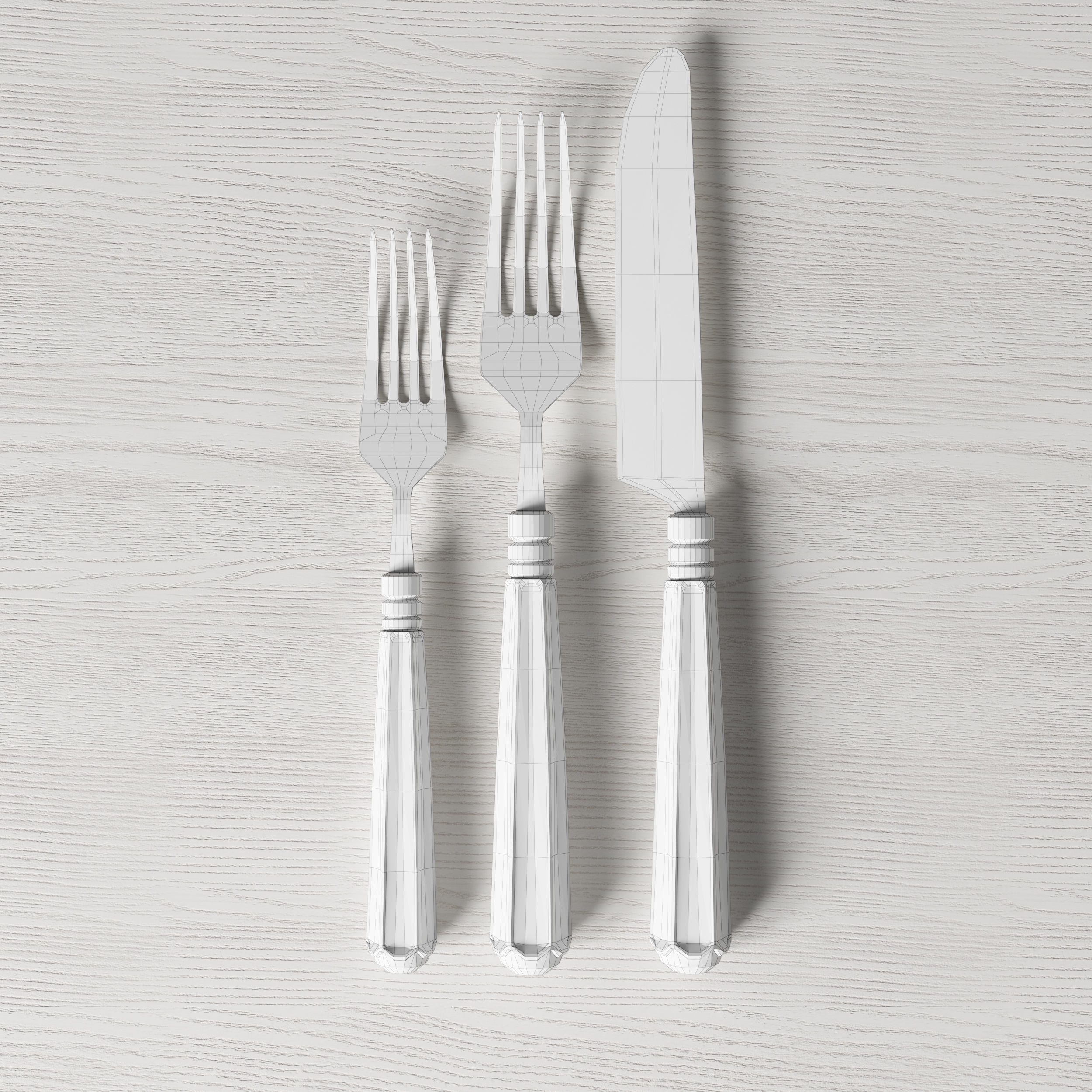 Casa de Perrin Table Set 3D model_35