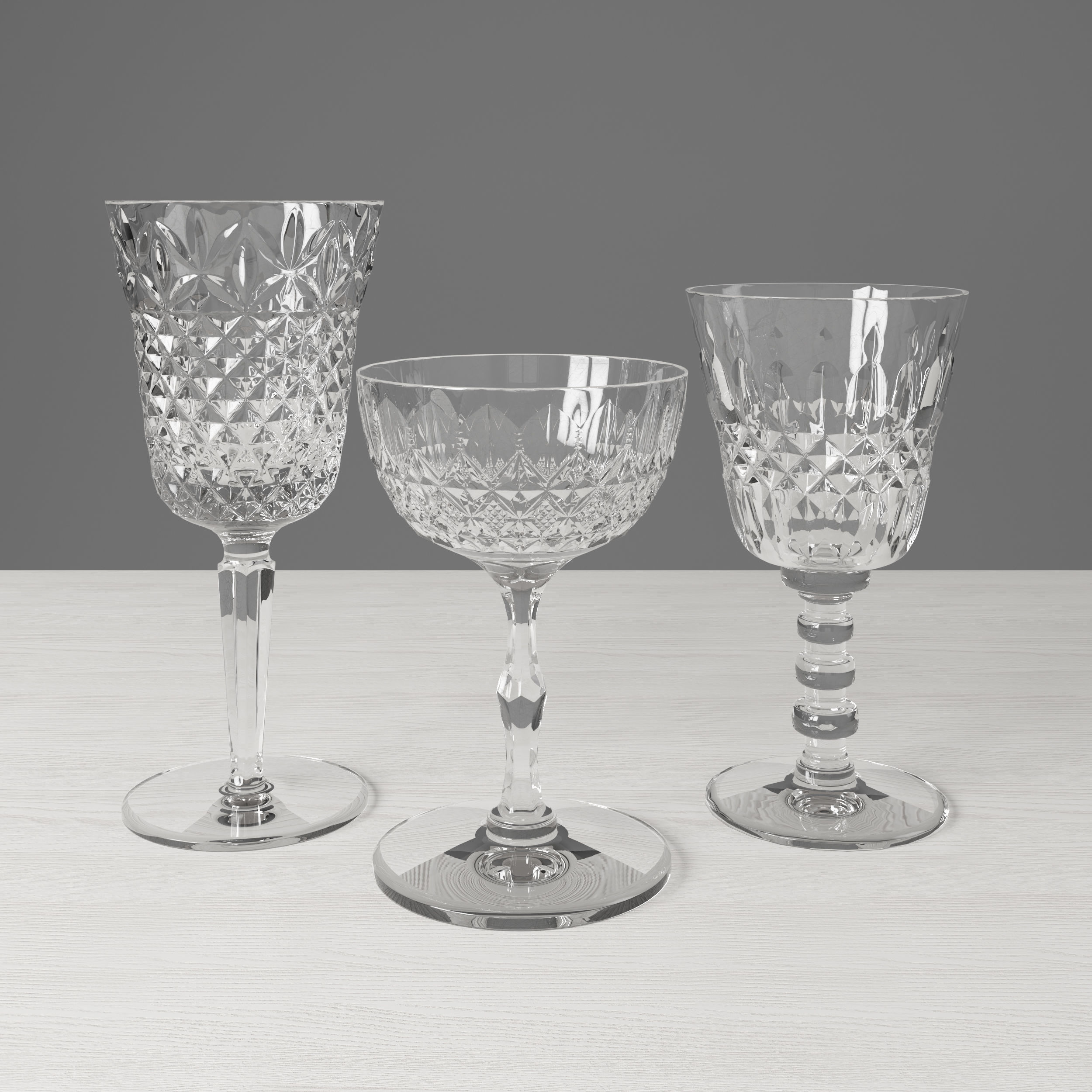 Casa de Perrin Table Set 3D model_30