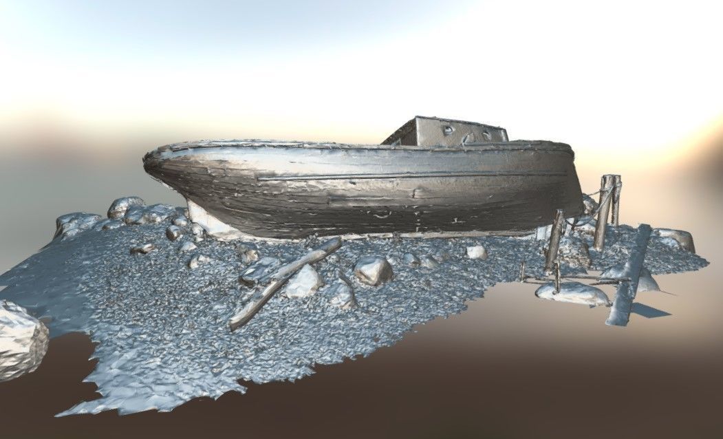 Ship Wreck 3D model_4