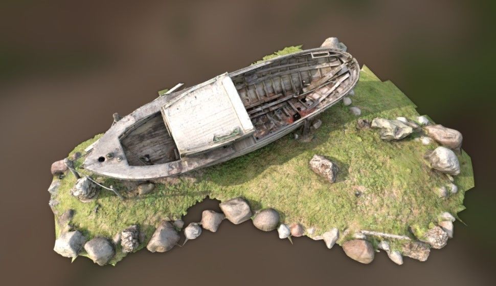 Ship Wreck 3D model_1