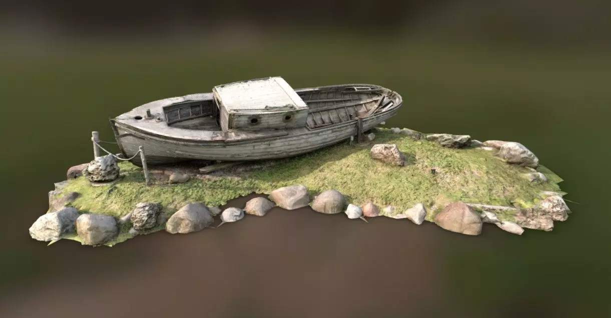 Ship Wreck 3D model_0