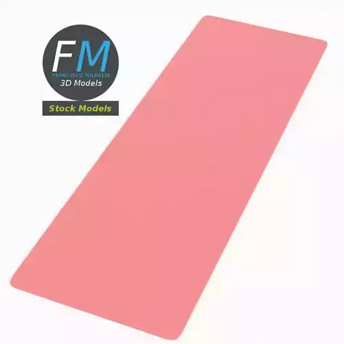 Yoga mat 3D model