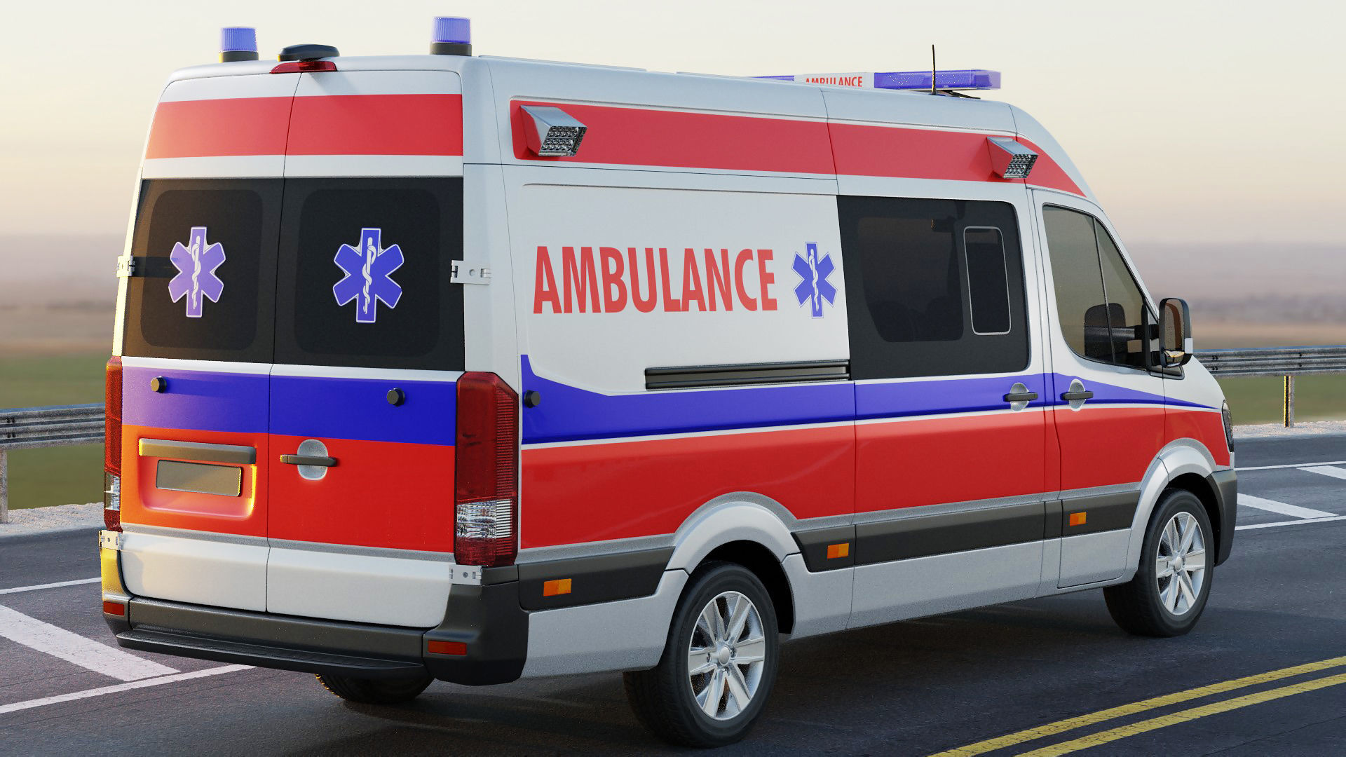 Generic Ambulance 3D model_16