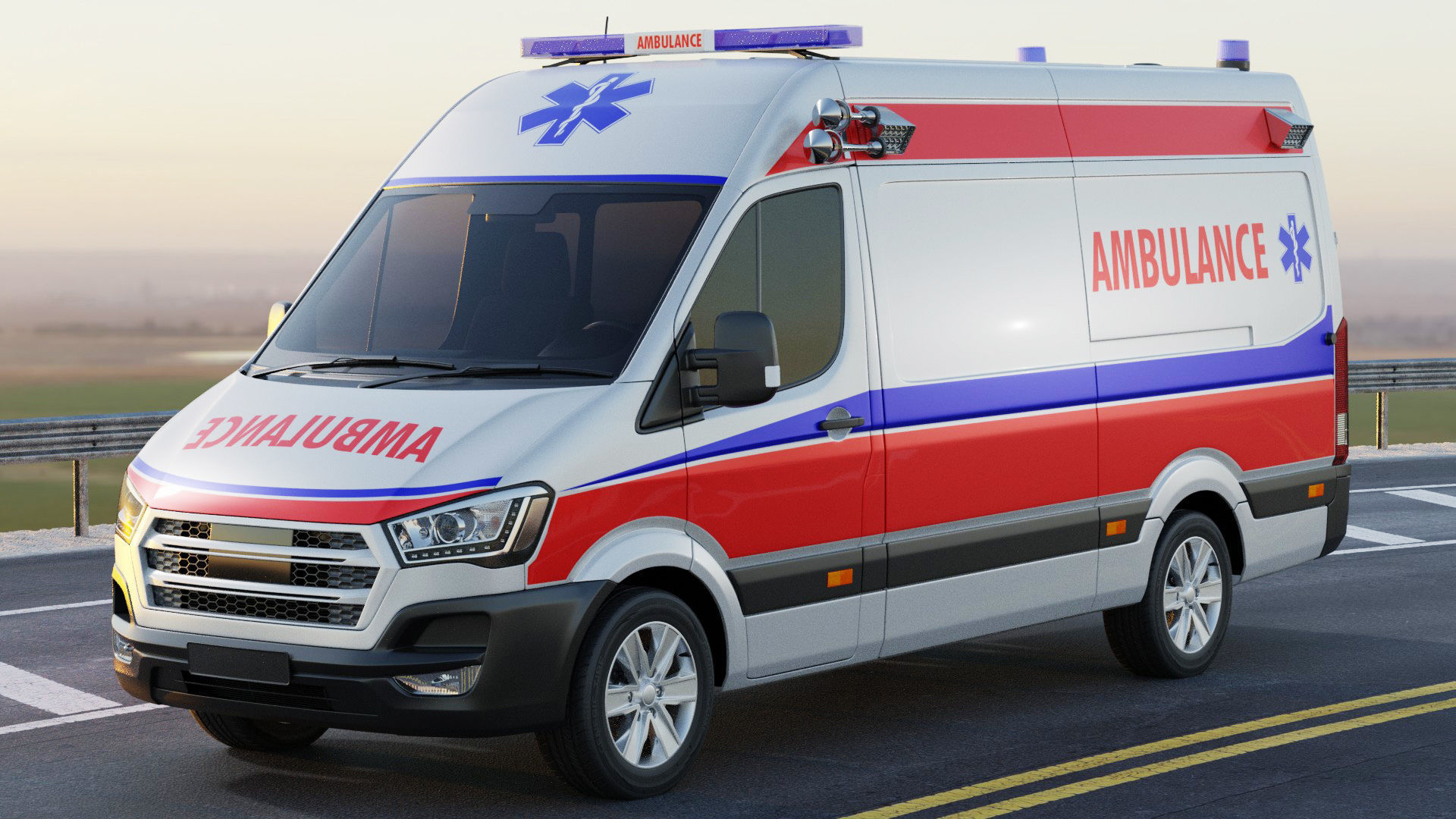 Generic Ambulance 3D model_15