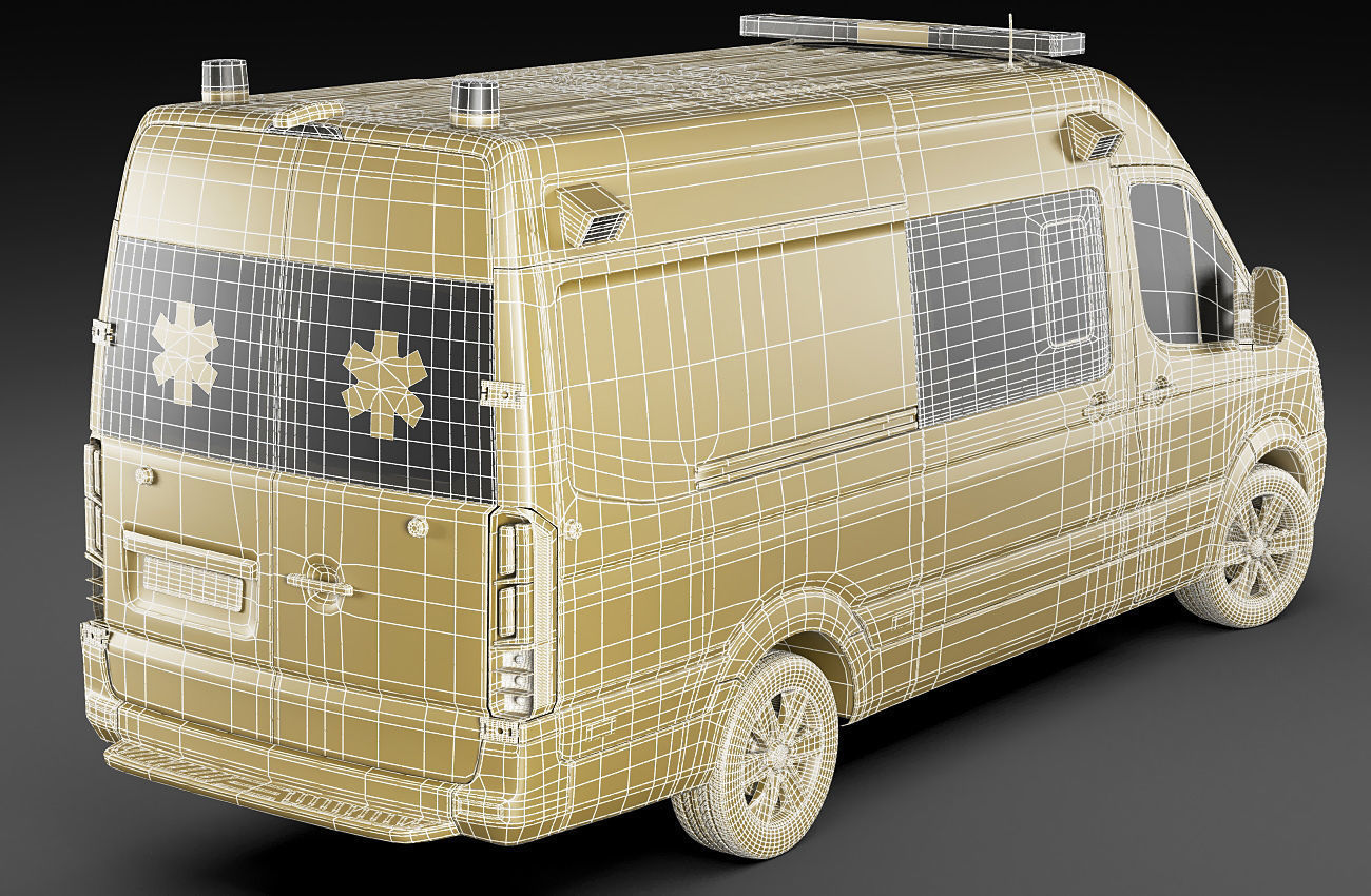 Generic Ambulance 3D model_22