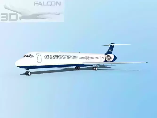 Falcon3D MD-80 Air Charter Intl 3D model