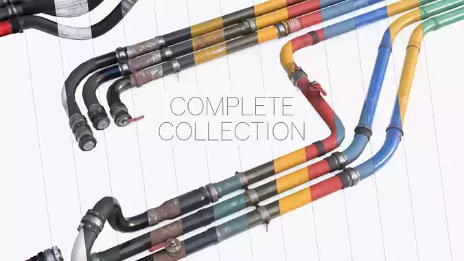Modular Pipes Diameter 10 - Complete Collection 